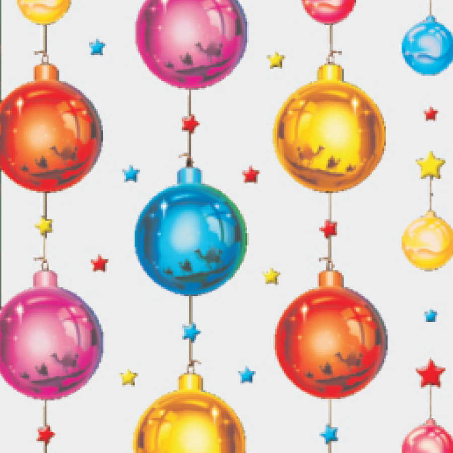 SACOLA DE PAPEL | Estampa: Bola de Natal Gelo – Cód. K52 – MGM Papéis SACOLA DE PAPEL | Estampa: Bola de Natal Gelo – Cód. K52 – MGM Papéis